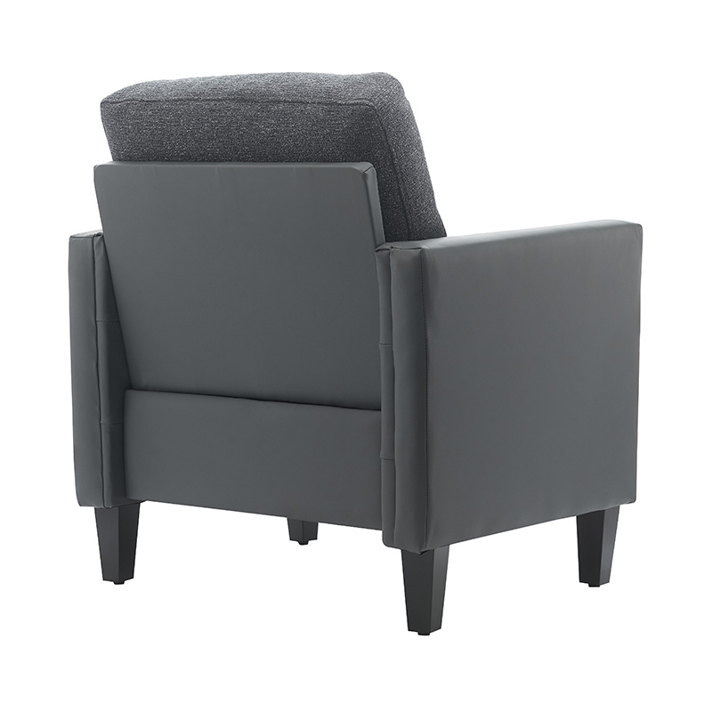 Dark Blue Star Patchwork Leather Sofa